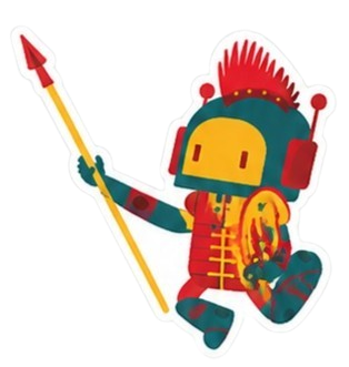 jumping sticker
